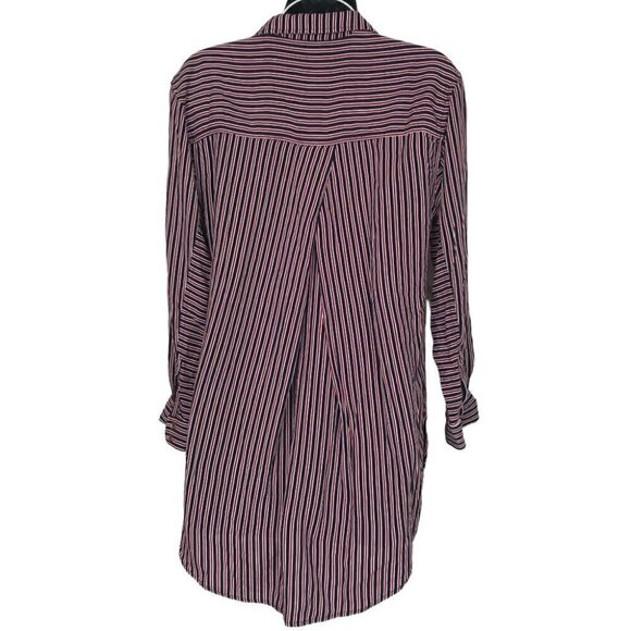 Maeve  Striped Button Down Shirt Size S - Picture 4 of 6